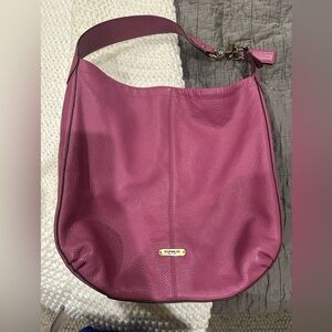 Coach  Leather Hobo Bag